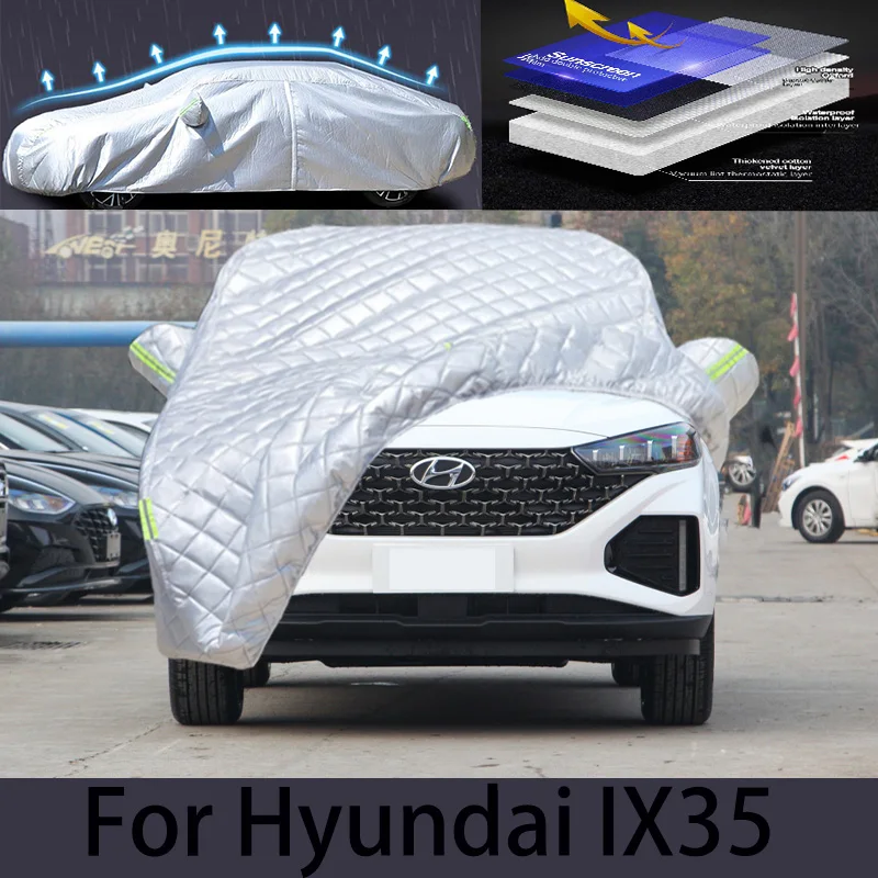 

For HYUNDAI IX35 car hail protection cover, auto rain protection, scratch protection, paint peeling protection, car clothing