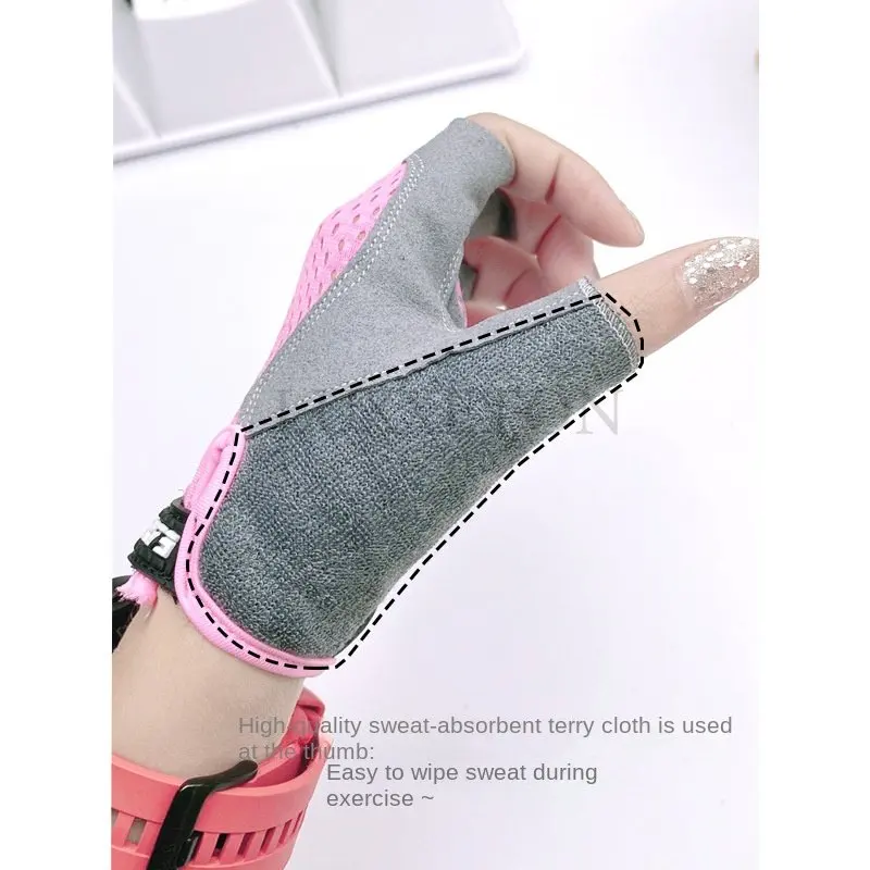 Children's Gloves Half Finger Outdoor Sports Kids Cycling Boys Girls Protection Antislip Breathable Thin Spring Summer Gloves