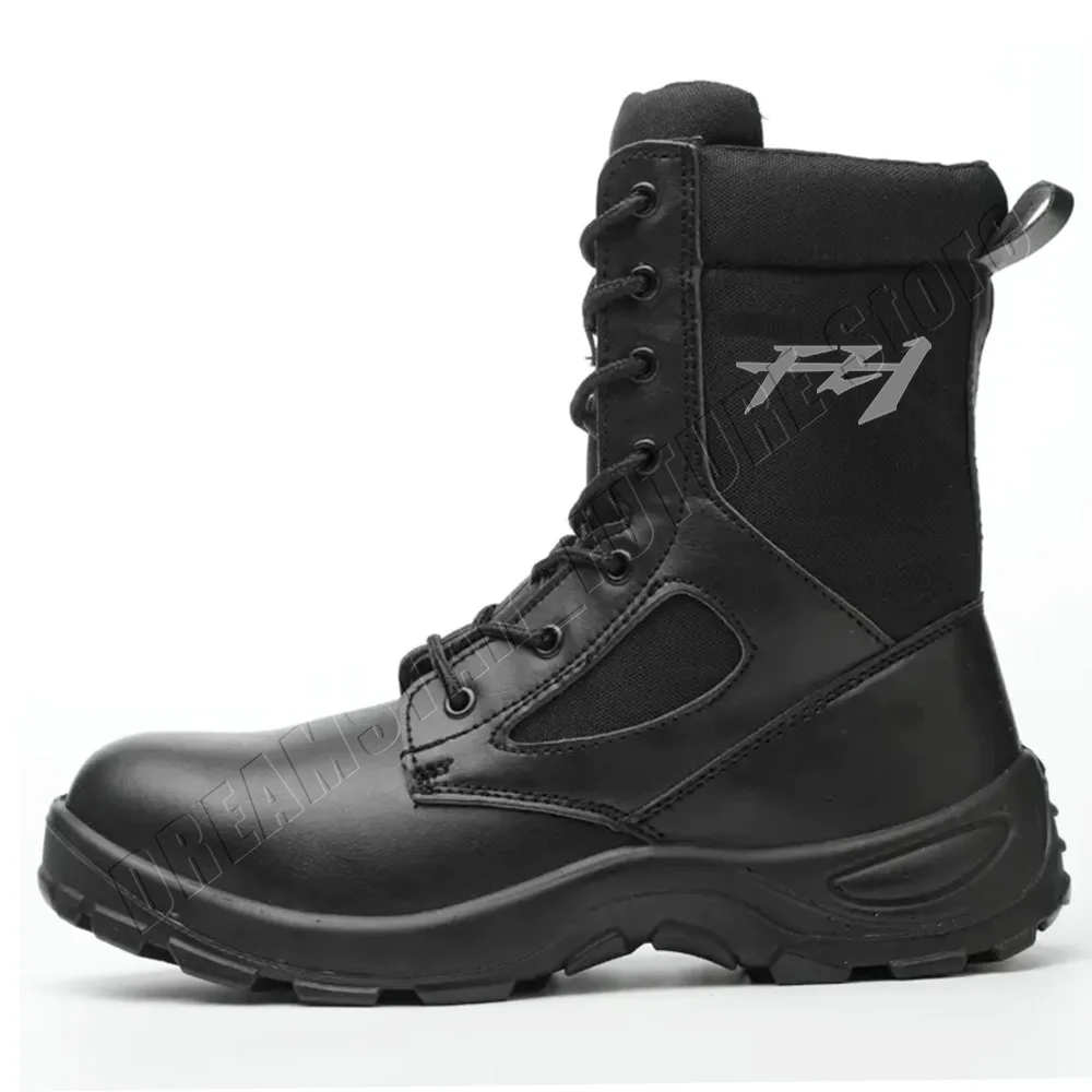 

For FZ1 FZ1 2022 2023 2024 Motorcycle military boots stab proof and anti smashing desert combat adventure shoes