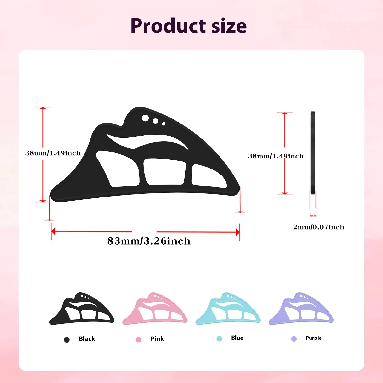 Makeup Tools Eyeliner Stencil Tool Eye Makeup Tools Eye Makeup Stencils Convenient Small Silicone Eyeshadow Eye Makeup Aid Multi-Regional Eyeshadow Template Reusable Easy To Clean