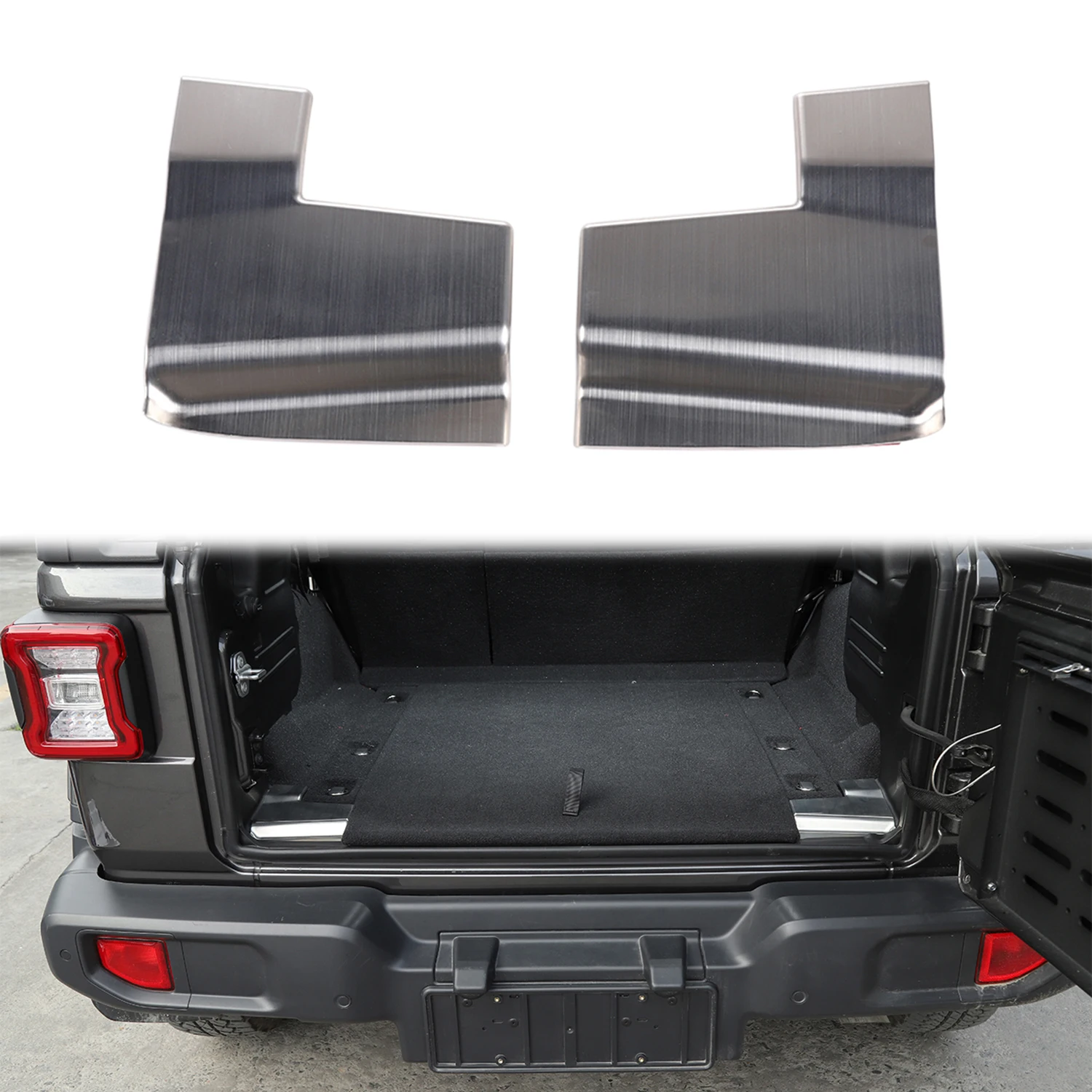 InnerMouldingJLRearTrunkDoorSillEntryProtectionTailgate