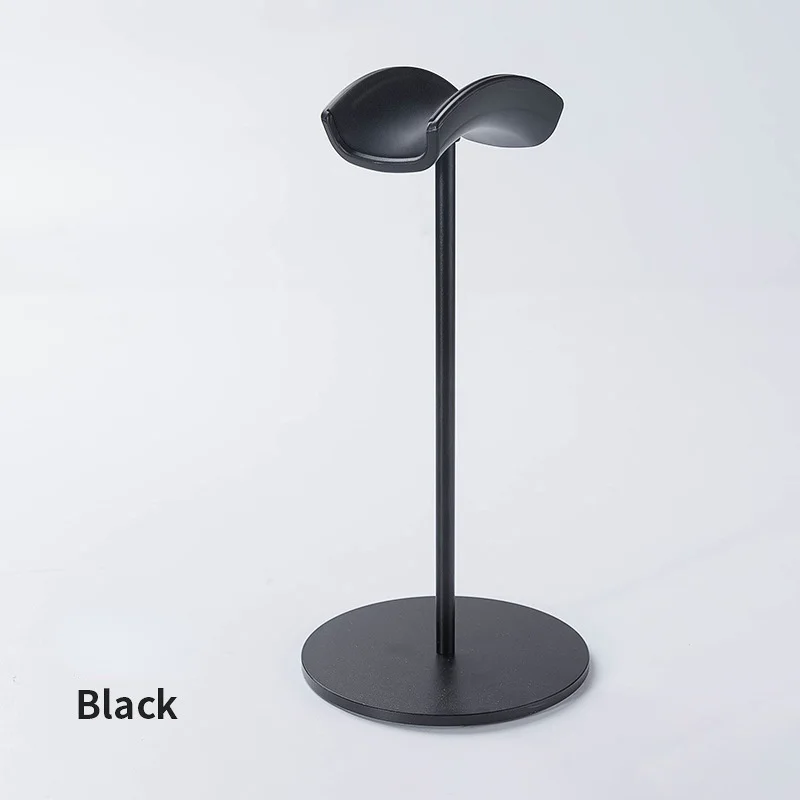 

U-Type Arc Aluminum Headphone Stand Rack Soft Leather Tray Stable Gaming Headset Holder Hanger with Large & Heavy Metal Base