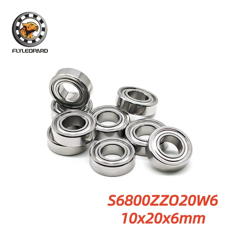 10Pcs S1660ZZ 6x16x5mm 스테인레스 스틸 볼 베어링 ABEC-9 차폐형 10x18x5 10x20x5 7x19x6 8x22x7mm 고정밀 AISI440C