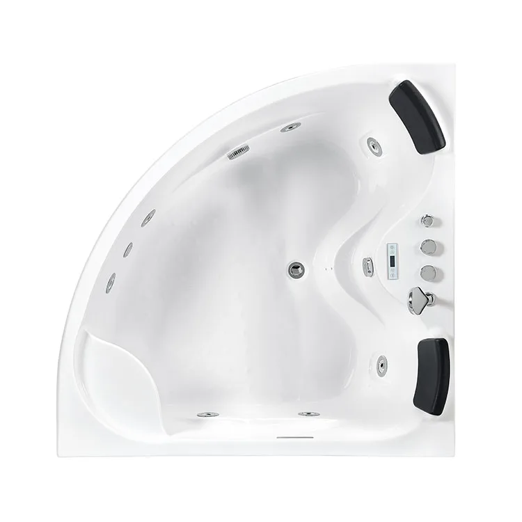 Radio/CD function indoor small corner jacuzzi spa jacuzzi