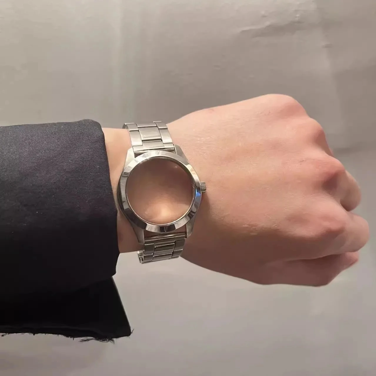 

Fairy Tale King Watch Series Hollowed Out Bracelet Unique Design Jewelry Bracelet Men's and Women's Ins Versatile Personality