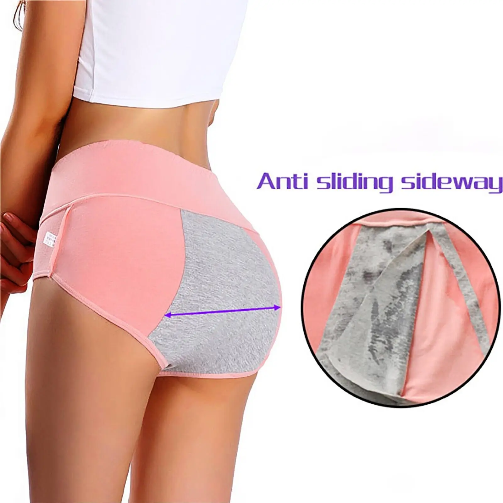 Womens Menstrual Period Panties Cotton Leak Proof Underwear Protective  Briefs Comfortable High Waist L-2XL Size Women's Panties - AliExpress