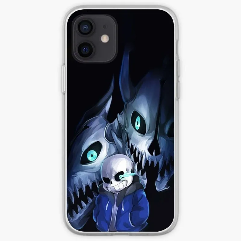 Hot Game Undertale Sans Phone Case For Iphone 7 8 Plus X Xs Max Xr 11 12 13 Mini Pro SE2 Transparent Soft Cover |