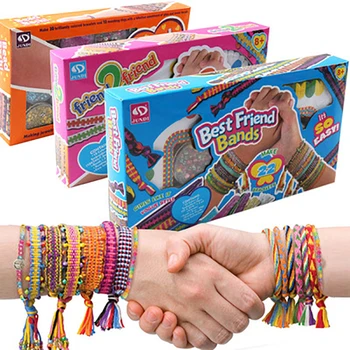 Girls DIY Bracelet Making Kit Jewellery Making Kit Arts for Kids Friendship  Craft Kit for 5-12 Years Old Kid Girls toys gift 1