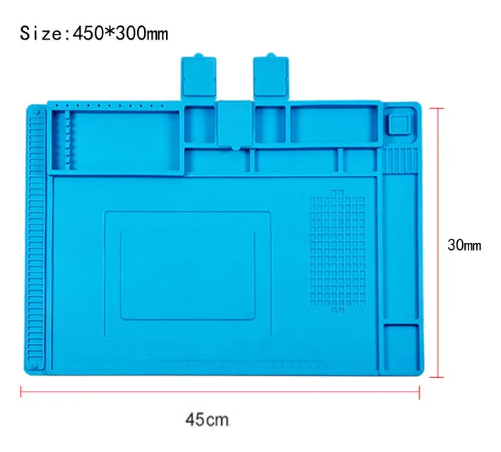 Heat Insulation Repair Pad Soldering Work Station Mat Silicon Welding Soldering Maintenance Platform portable stick welder Welding Equipment