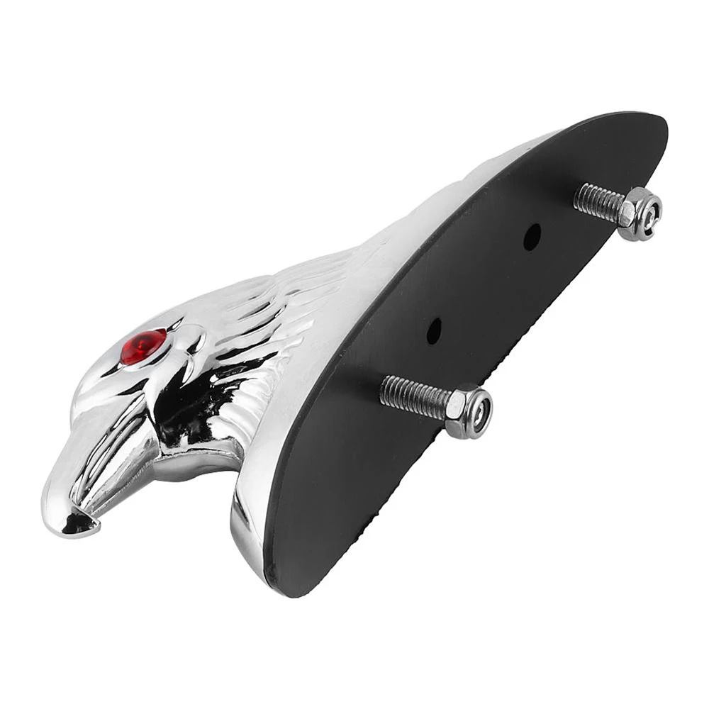 Motorcycle Mudguard Universal Tire Front Fender Mudguard Ornament Eagle Head Statue Chrome Motorcycle Accessories