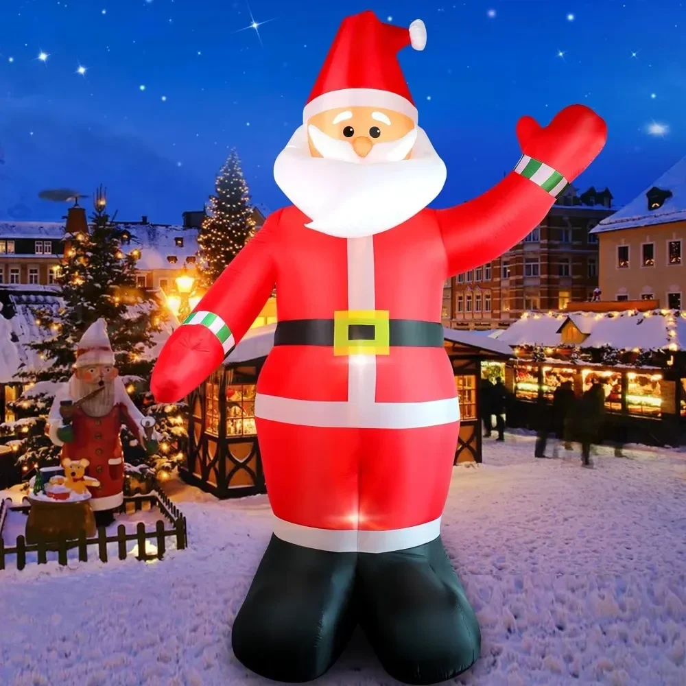 

Christmas Decoration Outdoor Decorations 10 FT Christmas Inflatable Santa Claus Outdoor Decoration Instant Inflate 2024 Decors