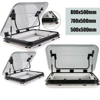 Skylight Roof Vent Hatch Large Caravan RV 3-Size with LED Light 500/700/800 x 500mm Cut Out for Camper Motorhome 2