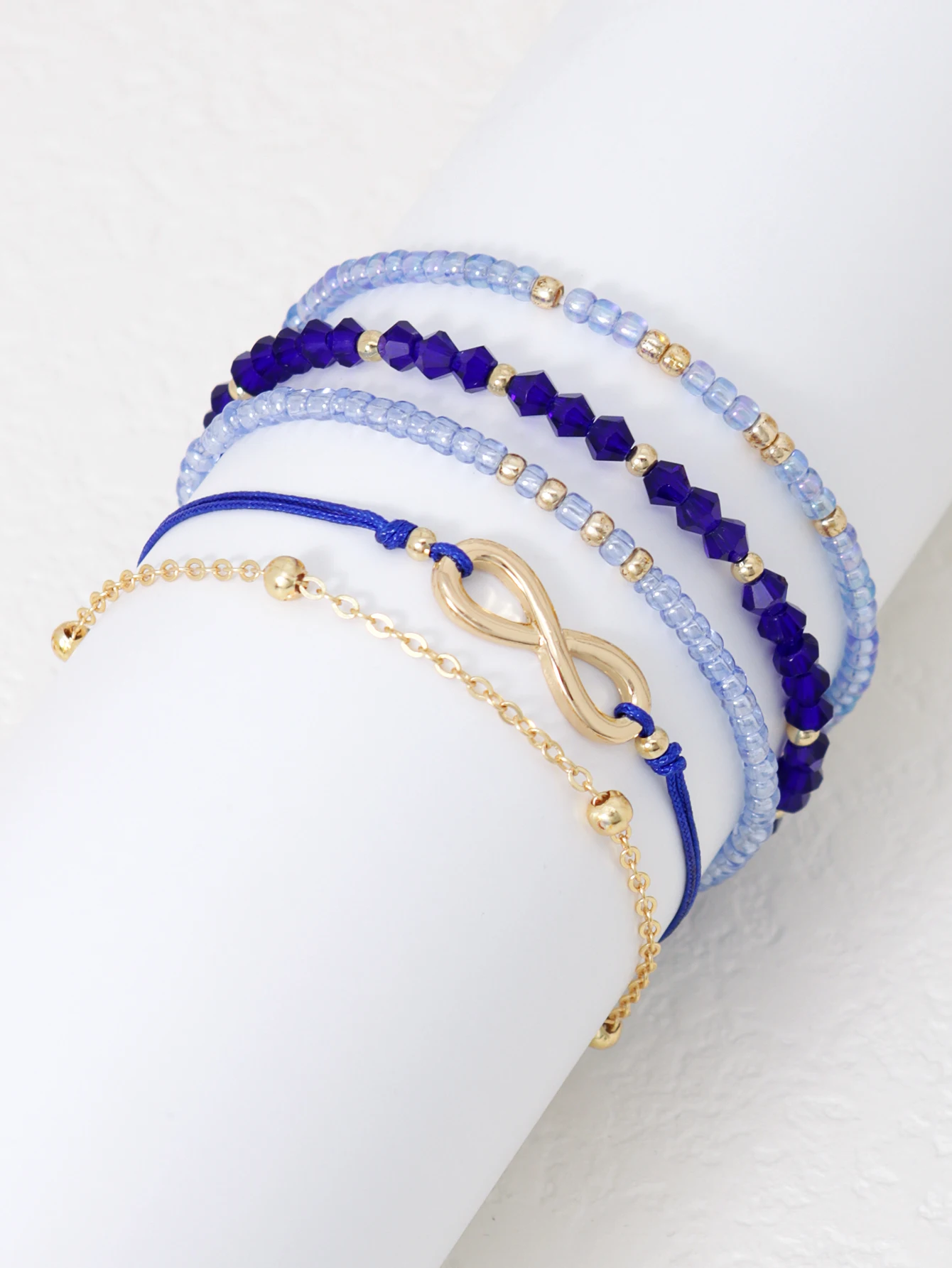 Fashion Bohemian Womens Artificial Crystal Bracelet Vacation Party