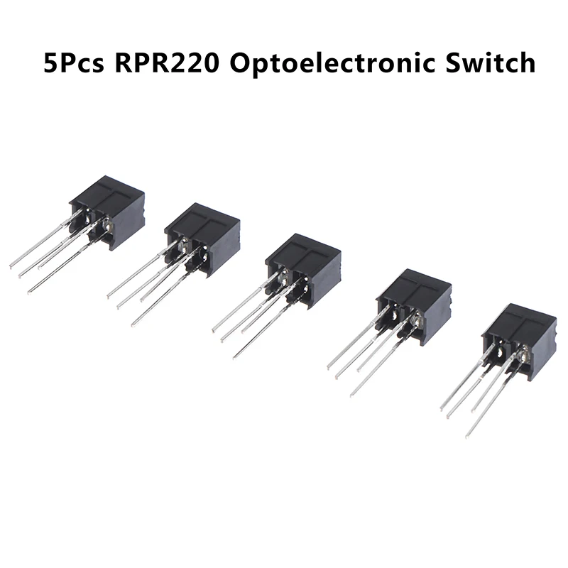 5Pcs RPR220 Optoelectronic Switch Reflective Optical Coupling Sensor отражательный фотодатчик
