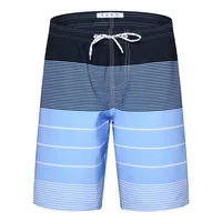 Gradient Stripes Graphic Swim Trunks For Men Colorful Splicing 3D Printed Short Pants Summer Hawaii Surf Swimsuit Beach Shorts 1