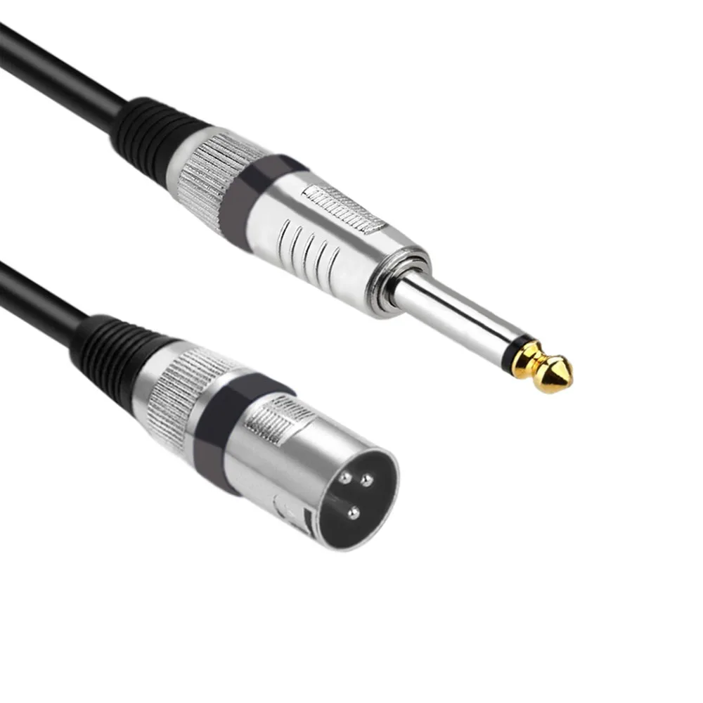 1Pc 3  XLR -1/4 6.35mm   ÷  ̺ OFC ũ  1m  ̺ ޴ XLR Ŀ