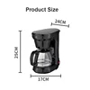 Automatic America Drip Coffee Maker 750ml Large Capacity Filter 110v 220v Desktop America CafÉ Americano Machine 5