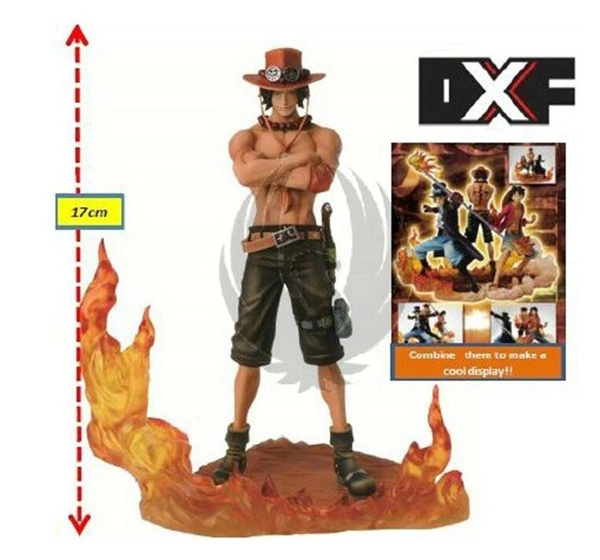  LIANGLIDE One Piece Anime Figure,Monkey D Luffy,Portgas D  Ace,Sabo Brotherhood Figure,One Piece Figure Anime Statues Realistic  Character Model Toy : Toys & Games