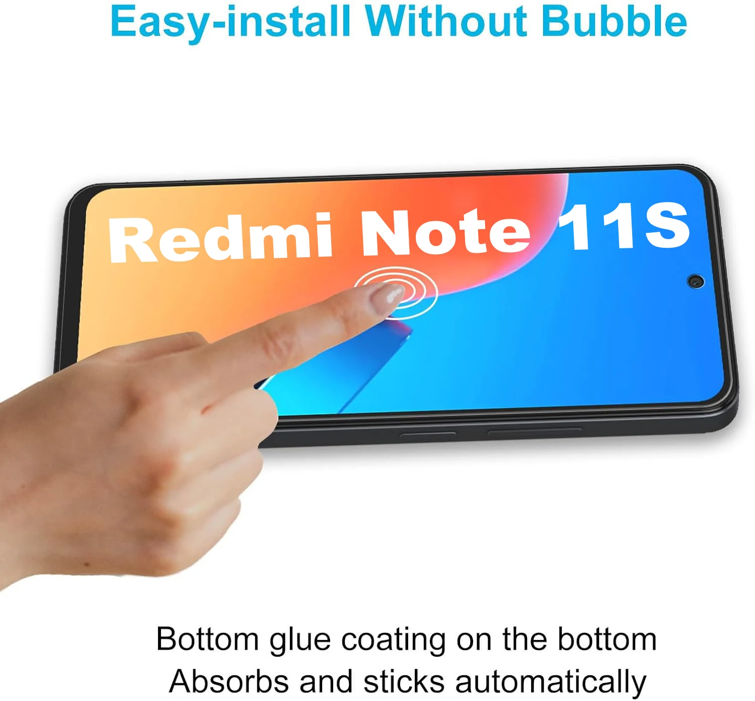 Pellicola protettiva in vetro per Xiaomi Redmi Note 10 4G/Note 10S/Note