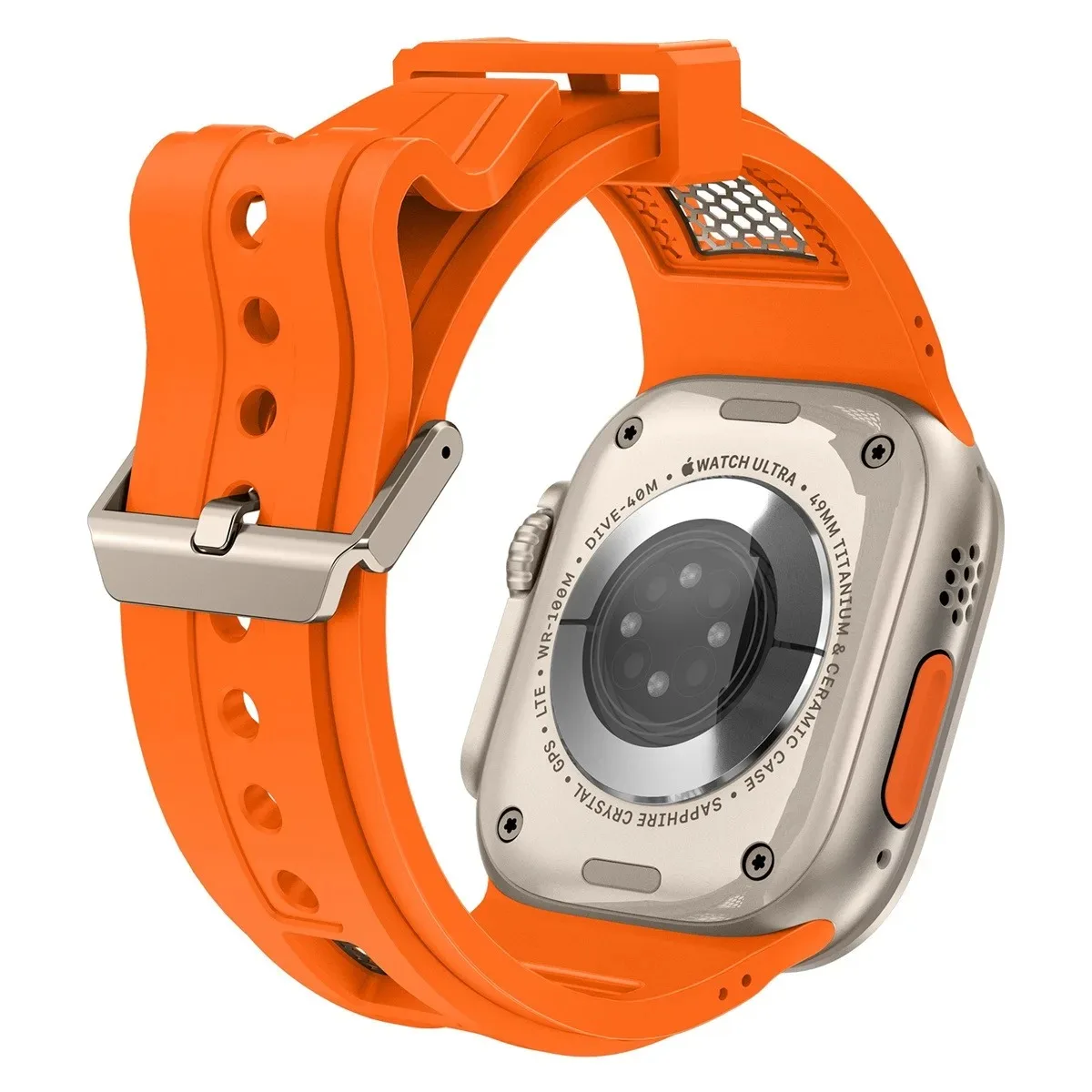 Uhrenarmband für iWatch 42/44/45/49 mm, modisches Metallarmband für die Uhrenserie Ultra2 Se 9/8/7/6/5/4/3/2/1_voghion.com