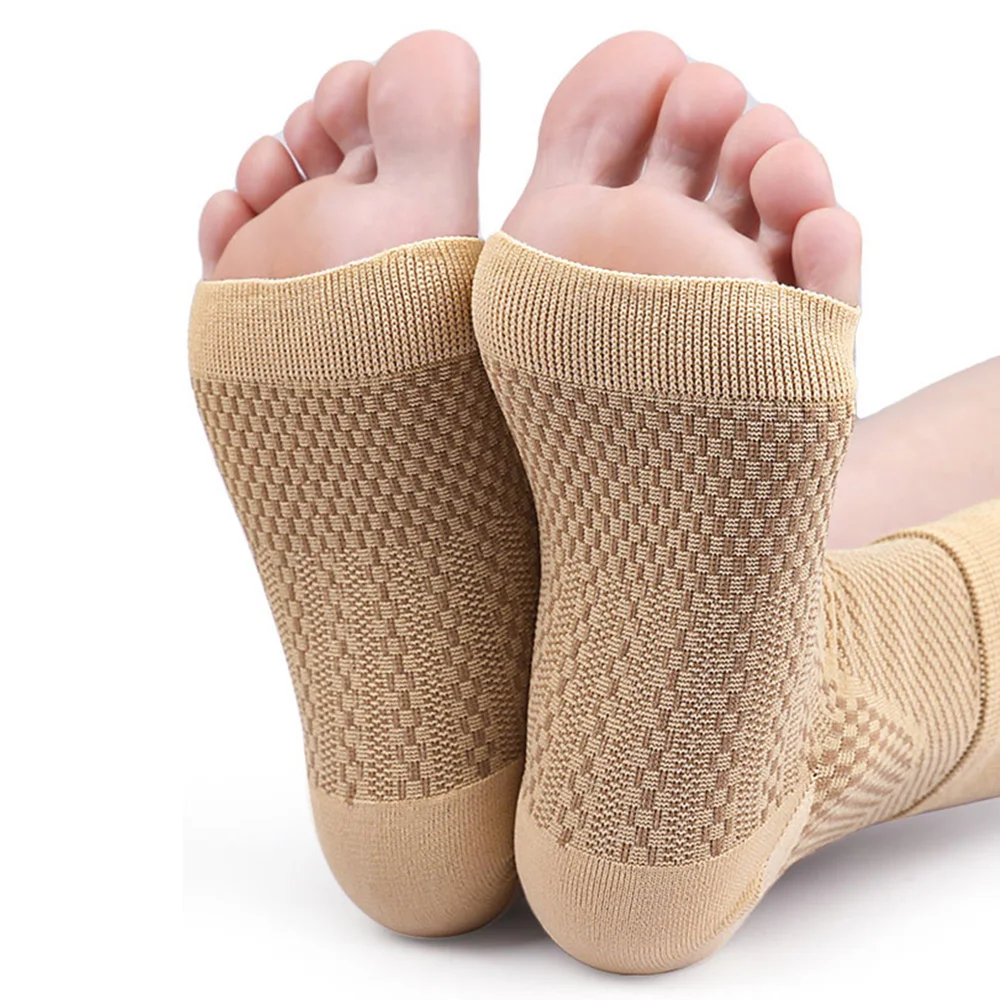 Ankle Brace Compression Sleeve Plantar Fasciitis Sock Arch Support Foot Bandage for Achilles Tendonitis Joint Pain Relief 1 Pair fitness ankle straps ankle straps ankle support compression socks ankle wrist cuffs ankle socks ankle support brace