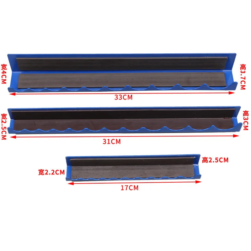 best tool chest 3pcs/set Magnetic Tool Storage Tray Chrome Vanadium Steel 1/4 "1/2" 3/8 "Socket Rack Holder Tool Supports Shelf Stand Organizer small tool chest Tool Storage Items