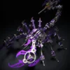 Colorful Scorpion King 3D Metal Puzzle Toys Assembly Decoration Educational Puzzle DIY Assemble Adult Birthday Gifts 2
