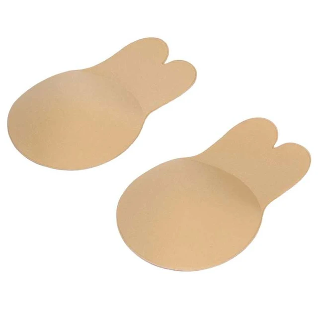 Feeding Rabbit Ear Adhesive Bra Strapless Backless Reusable Push Up Breast  Lift Nipple Covers for Women Breast - AliExpress