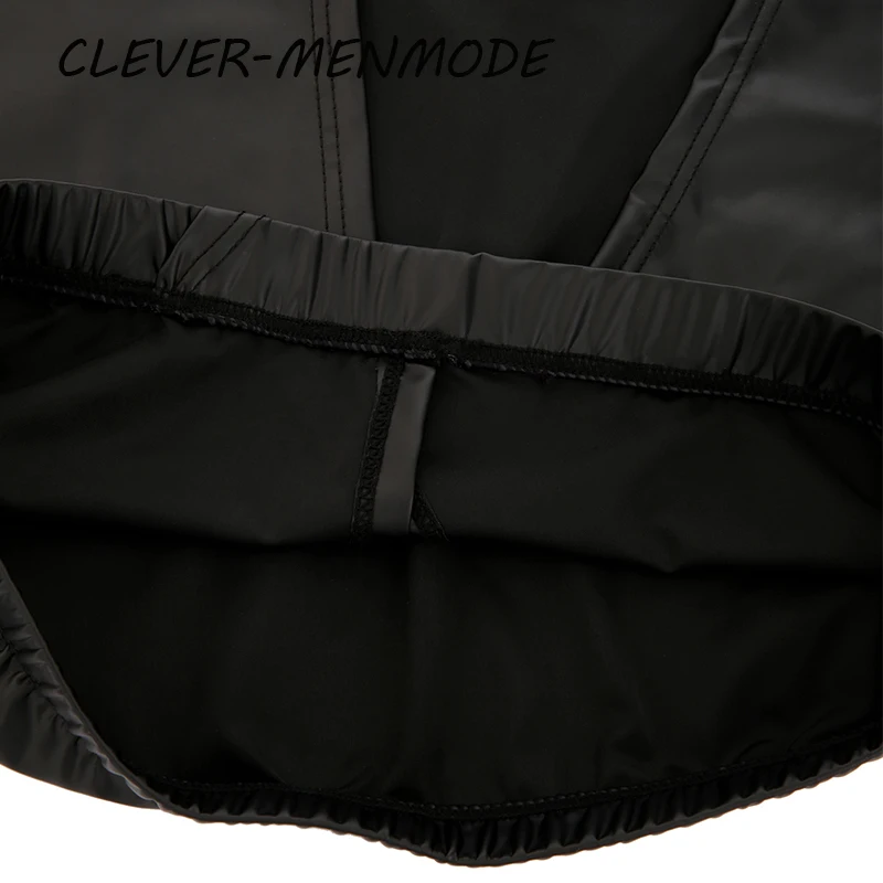 Men's Sexy PU Leather Side Opening Skirt