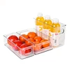 Transparent Refrigerator Storage Box Vegetable Fruit Organizer Fridge Clear Container for Kitchen Food Drinks Storage 2