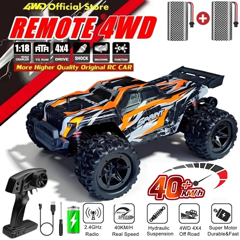 Buggy RC 4WD 2.4GHz Voiture Tout Terrain avec 1 ou 2 Batteries