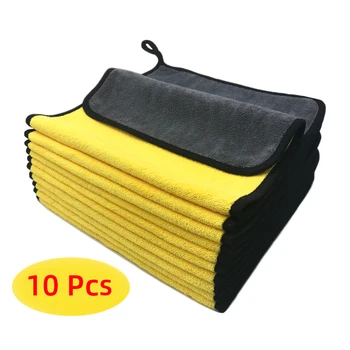 Asciugamano in microfibra Asciugamano in microfibra per auto Panno per pulizia in microfibra Asciugamano per asciugatura per autolavaggio Dettagli automatici 1