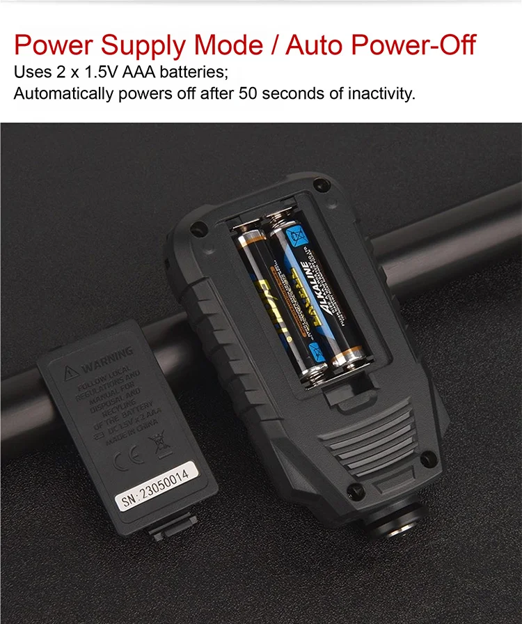 TA521A/522A Paint Coating Thickness Meter 0‑2000µm High Accuracy Car Paint Teste