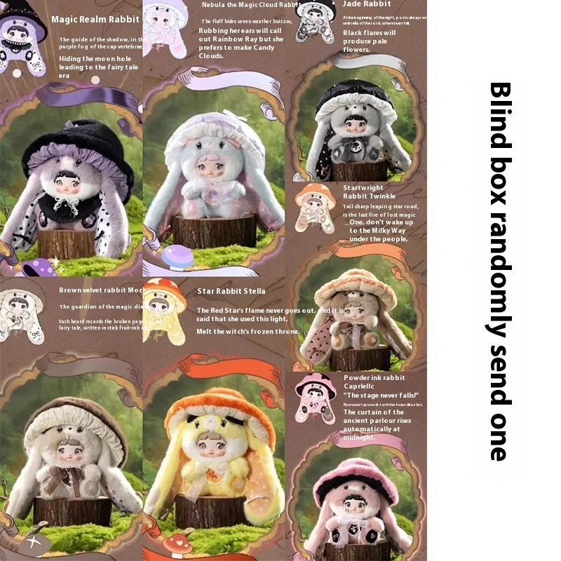 Nuomi Nomi 400% Mushroom Hat Series Plush Blind Box Cute