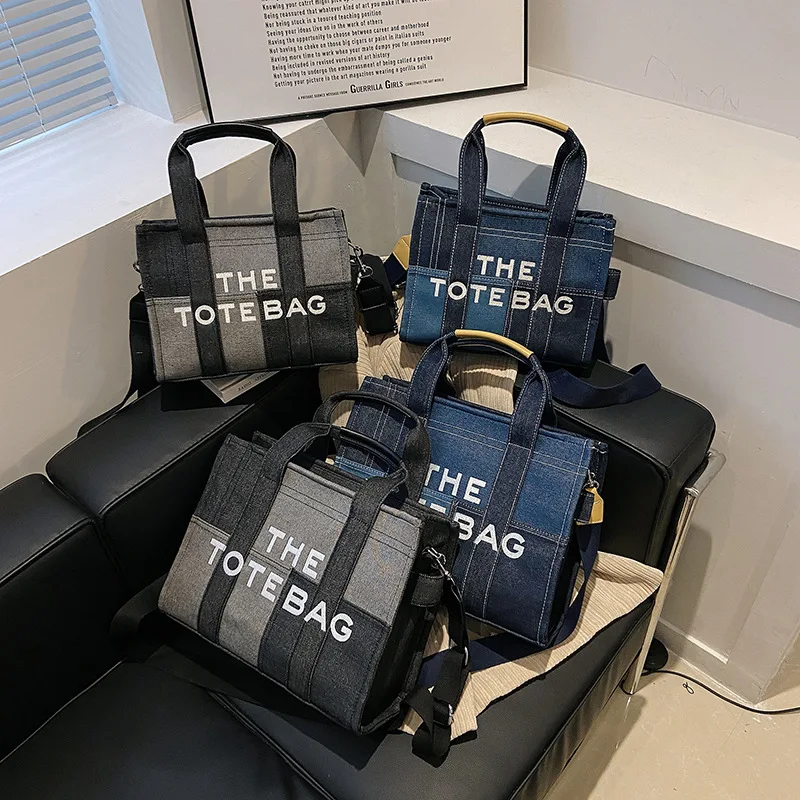 Borsa Tote alla Moda, Borse a Tracolla Casual Versatili per Donne, Borse a Spalla di Grande Capacità, Borse da Shopping di Design, Sacca - immagine 2