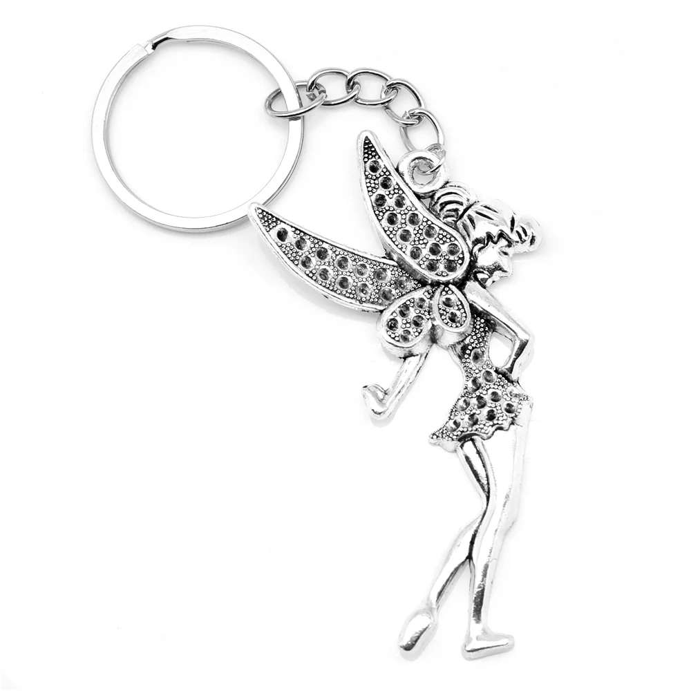 

1 Piece Dragonfly Angel Motorcycle Key Chain Fashion Jewellery 40x77mm