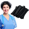 100PCS Disposable Bouffant Caps Non-woven Bath Shower Hair Caps Service Salon Spa Catering Workspace Head Covers Adjustable Hats 1