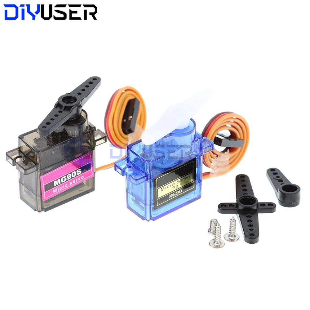 Enhanced Servo with Metal or Plastic Gear Option for RC Models and DIY Projects