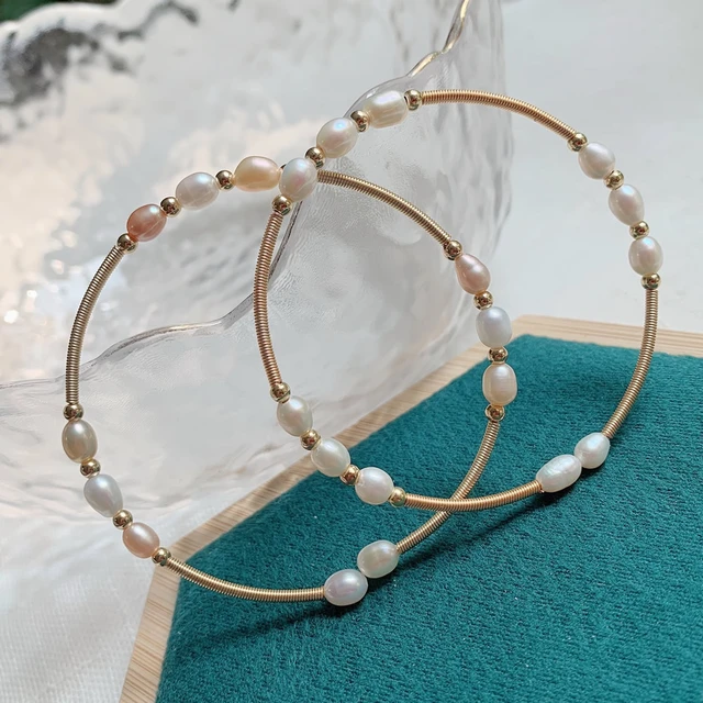 Gold Ivory Pearl Bracelet Wire Wrapped Jewelry Handmade Gold Bracelet  Bridal Pearl Bracelet Gold Jewelry Cream Pearl Jewelry - Etsy