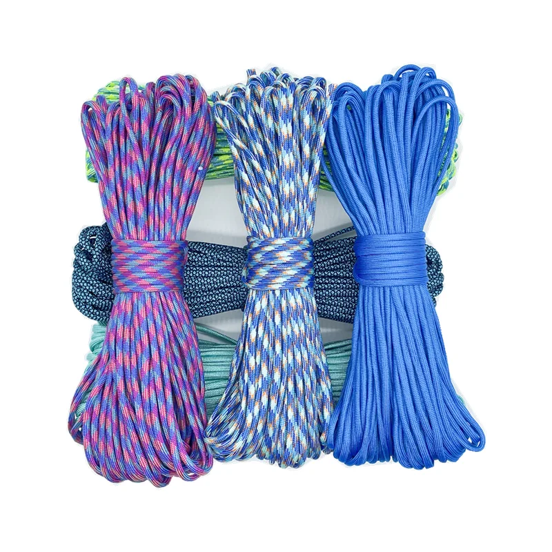 

5M 10M 20M 30M Paracord 550 Paracord Parachute Cord Lanyard Rope Mil Spec Type III 7 Strand Climbing Camping Survival Paracord