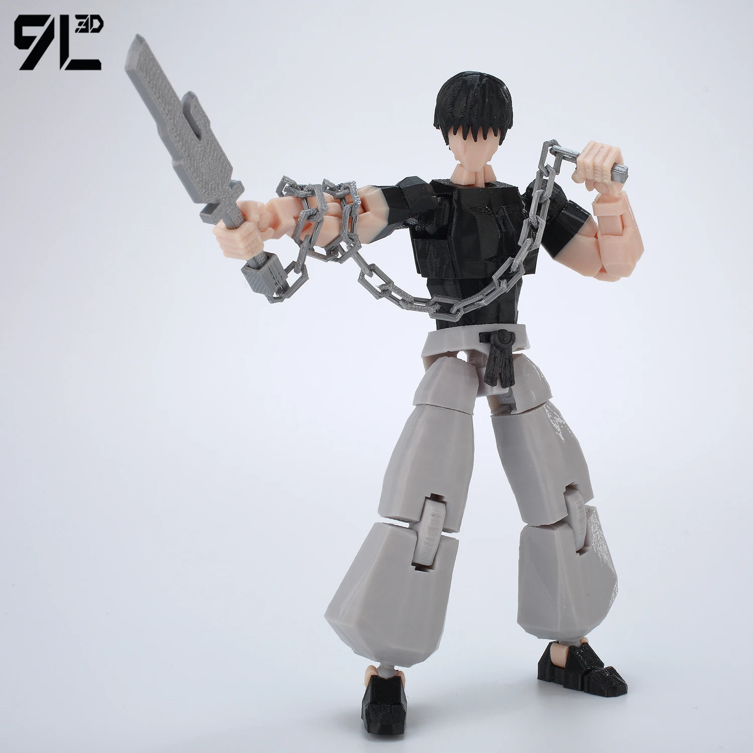 9L3D Gedruckt Jujutsu Kaisen Fushiguro Toji Anime Multi-Gelenk Shapeshift Spielzeug Action-figuren Mannequin Modell Ornamente Geschenk Spielzeug – Detail 37