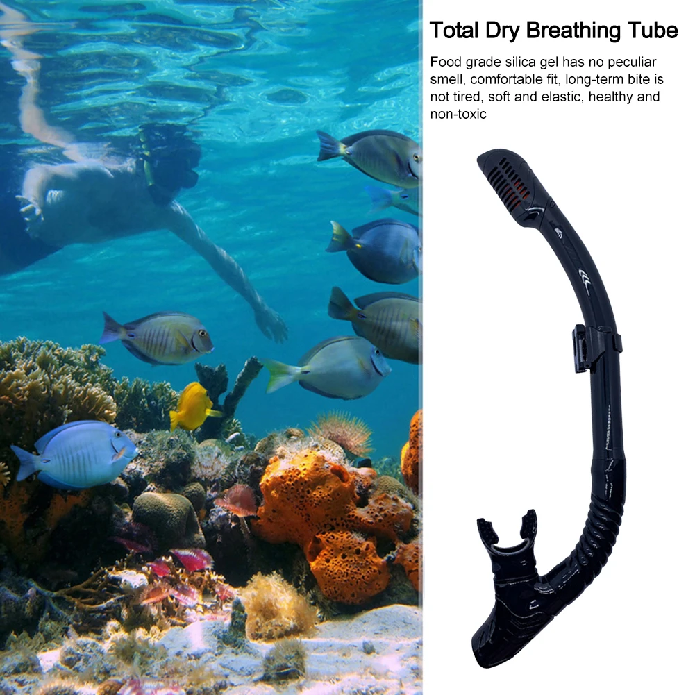 Diving Snorkel Full Dry Underwater Breathing Tube Hose Gear Swimming