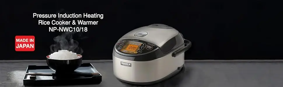 Description Picture 2 of itemNP-NWC10XB 5.5-Cup Pressure Induction Heating Rice Cooker and Warmer (Stainless Black)
