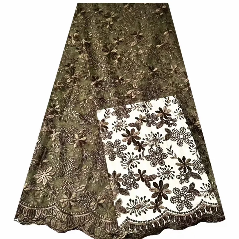 

Новая африканская Тюлевая кружевная ткань 2023, французская Высококачественная нигерийская сетчатая кружевная ткань для вечерних платьев