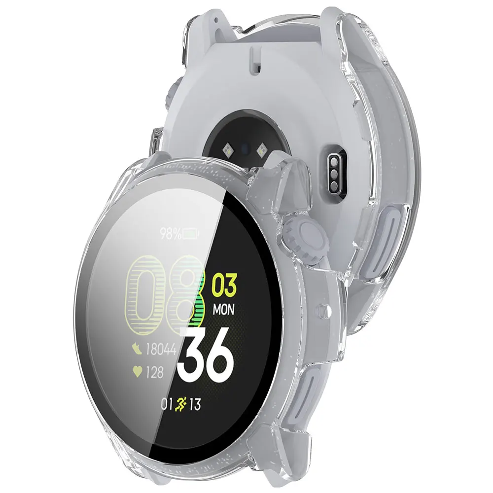 Durable Glass Screen Protector and Frame Case for Smartwatches – Tempered Glass Protective Bumper Cover