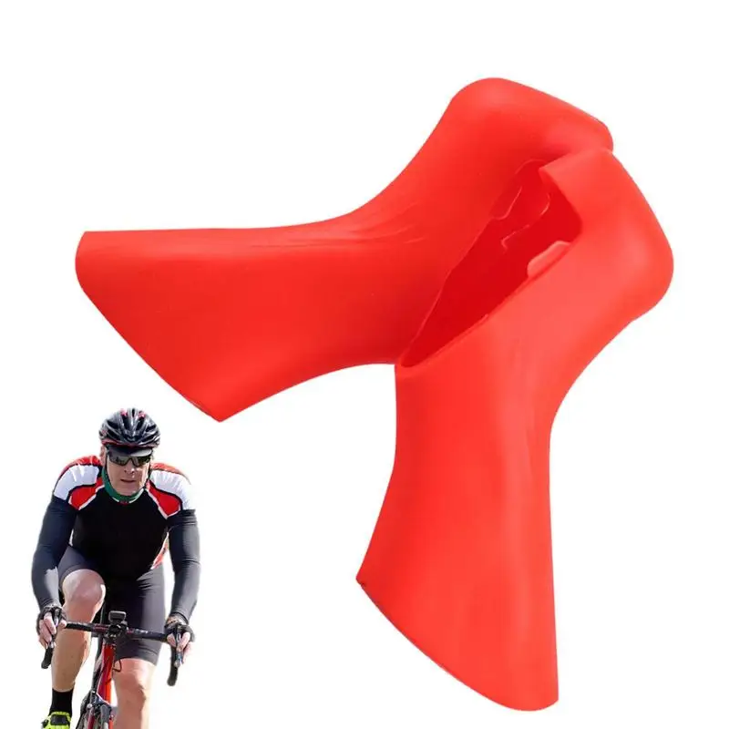 

Bicycle Handle Cover 2pcs Bicycle Bike Grips Ultra-Light Silicone Bike Handle Elastic Soft Replacement Bike Grips Waterproof