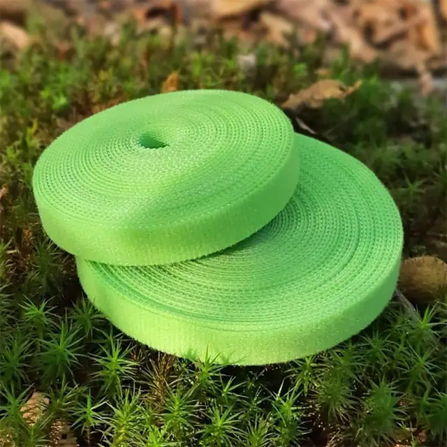 Ryra 15 Mm Újrahasznosítható Nejlon Kábelkötegek Dupla Oldalsó Kertészeti Növények Menedzsment Hevederek Kerti Ragasztó Rögzítőszalagok Virághoz - Image 5