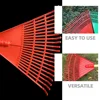 Grass Rake Artificial Plastic Rakes For Lawns Heavy Duty Garden Leaf Plastic Leaves Gardening 2