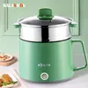 Mini Non-stick Pan Electric Cooking Machine Household 1-2 PeopleSingle/Double Layer Hot Pot Multi Electric Rice Cooker EU Plug 1