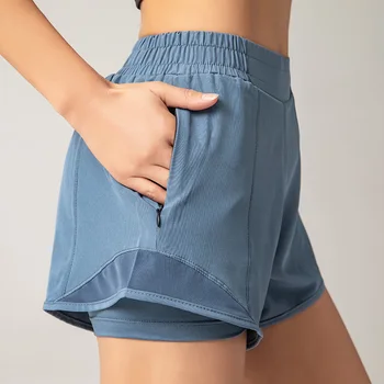 Women’s Double-Layer Sports Shorts 1